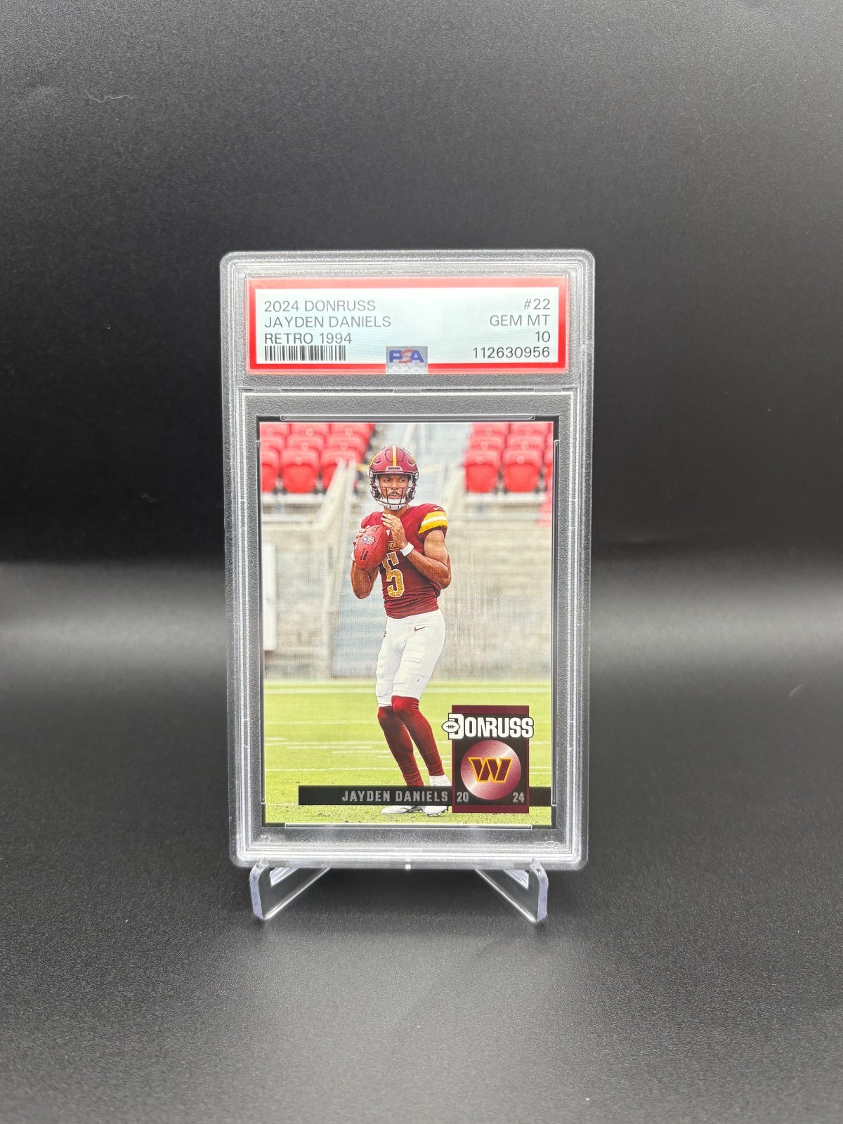 2024 Panini Donruss Retro 1994 #22 Jayden Daniels PSA 10 GEM Commanders Rookie