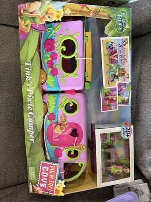 Rare Disney Tinker Bell Pixie Camper Playset 2013 NIB