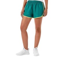 Brand New Member's Mark Ladies Women 3" Inseam Active Short Size S Green /Blue