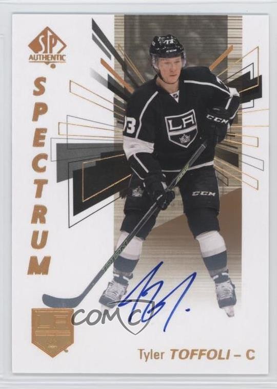 2016-17 SP Authentic Spectrum Auto Tyler Toffoli #73 Auto 2a8
