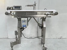 DORNER 74M060HZS423EN Belt Conveyor 7350 Side Mount 90° Drive, Variable Speed