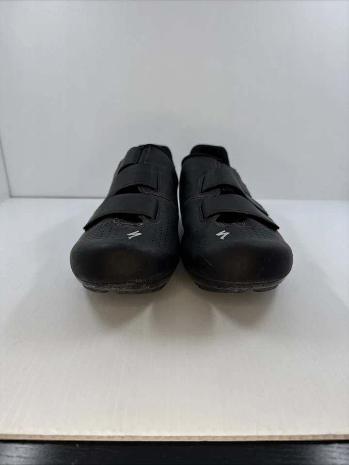 Zapatillas de ciclismo de carretera Specialized Torch 1.0 - para hombre talla 12.5, negras, geometría corporal Foto 3 de 4