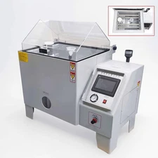Salt Spray Testing Machine Lab Salt Fog Corrosion Test Tool Touch Screen 110L