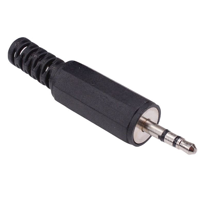 10 x 2.5mm Miniature Stereo Insulated Jack Plug Audio Connector