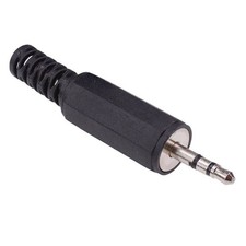 10 x 2.5mm Miniature Stereo Insulated Jack Plug Audio Connector