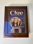 Parker Brothers Clue Vintage Game Collection Wooden Library Bookshelf Wood Box