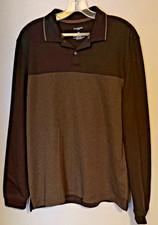 Van Heusen Flex Classic Fit Men's Long Sleeve Shirt Brown M