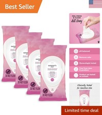 Gentle pH Balanced Feminine Wipes - Simply Sensitive, 128 Count, Natural Care