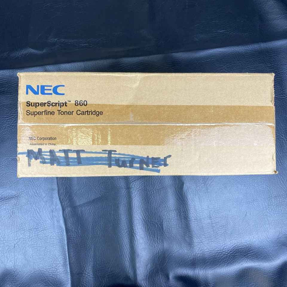 Cartucho de tóner NEC SuperScript 860 Superfine negro 20-080 nuevo sellado Foto 2 de 4