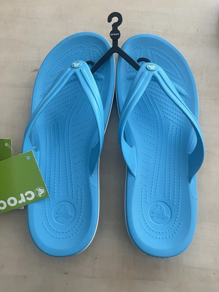 Crocs Band Flip Zehentrenner Man M 12 Gr 46/47 FB Türkis Blau - Bild 1 von 1