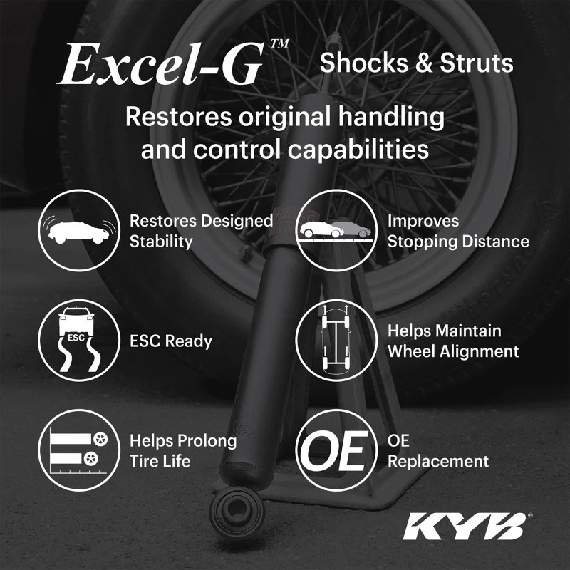 KYB Shocks & Struts Excel-G Rear AMC Ambassador 1958-74 AMC Classic 1961-66 AMC  - Image 2 of 4