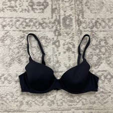 Victoria  s Secret Body By Victoria Lined T Shirt Women's Black Bra Size 34B