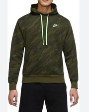 Nike Pullover Hoodie Tiger Camo Size XL DD5126-326 Green Hunting