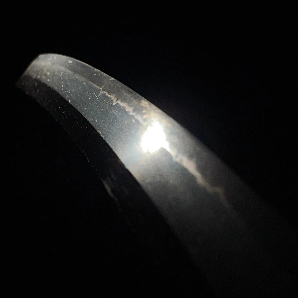 Wakizashi corto, Suguha 直刃, Oosuriage-Mumei 大磨上無銘, período Edo Foto 4 de 4