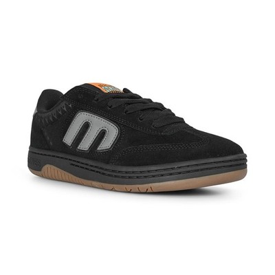 Etnies Apache Lo Cut Skateschuhe Schwarz/Grau/Kautschuk, Herren