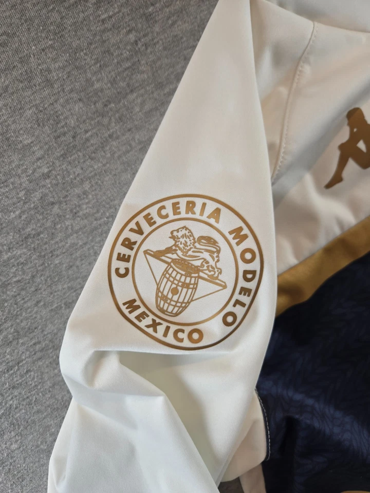 KAPPA x Modelo Jacket Mens Small White Arapi Soccer Windbreaker Full Zip Lined - Image 4 of 4