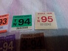 Tennessee License Plate Yearly Stickers/Decals 1992--1993--1994--1995--7 Diff. — photo 4