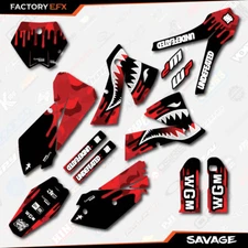 Red Savage Camo Racing Graphics Kit fits KTM 03-04 Sxf SX 125 150 250 300 450