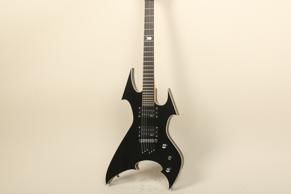 Warlock Solid Body BC Black Bat Electric Guitar Fretboard HH