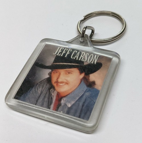 Vintage Jeff Carson Country Music Lucite Keychain - Bild 4 von 4