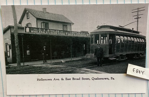 EARLY QUAKERTOWN TROLLEY STOP STRAUB’S LIQUOR STORE BEER ALE PORTER BOTTLER NEW - 第 1/1 張圖片