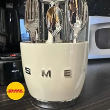 SMEG Western Caddy Cutlery Caddy Holder Organizer Elegant Kitchen