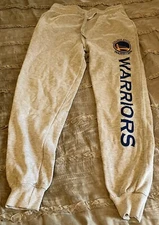 GOLDEN STATE WARRIORS Basketball NBA Joggers UNK Sweat Pants NBA Gray SMALL