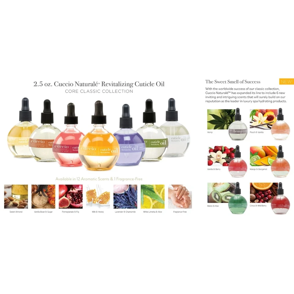 Cuccio Naturale Luxury Spa  Revitalizing  Cuticle Oil - Pick Your Scent - 2.5 Oz - Image 2 of 4
