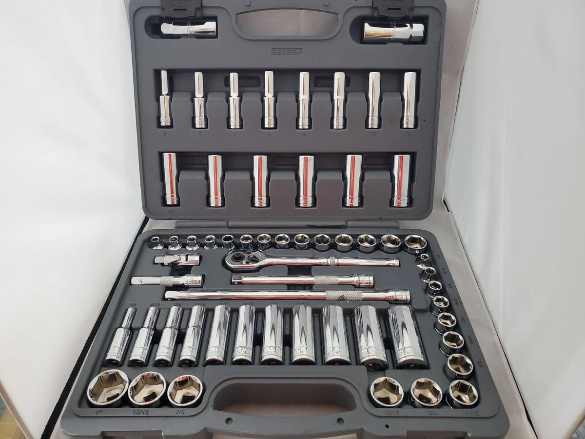 Silver Eagle SBSE59P Socket Set with Ratchet Extensions Ships Free