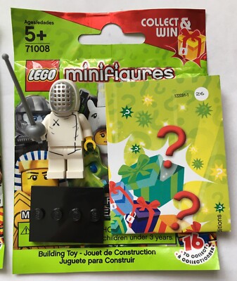 LEGO Series 13 MINIFIGURES LOT SAMURAI FIGHTER FENCER NINIJA