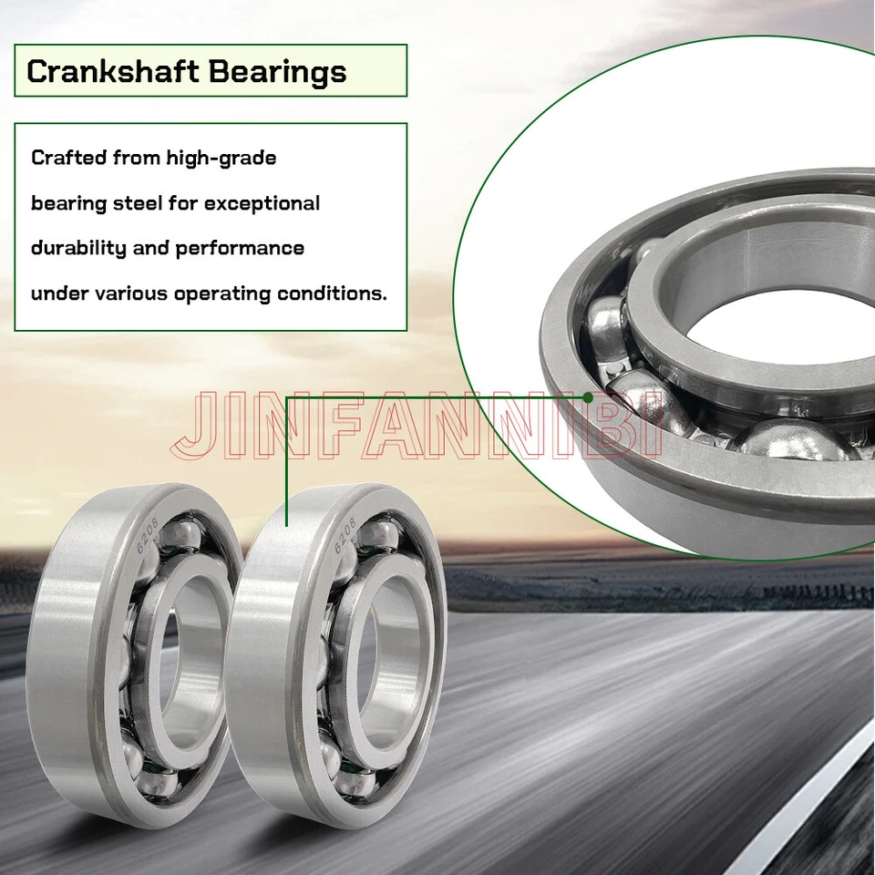 Crankshaft Main Mag Bearings Seal Kit for Polaris Ranger RZR ACE 570 2012-2020 - Image 3 of 4