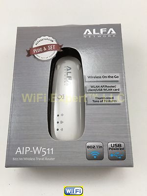 ALFA AIP-W511, 802.11n 5-IN-1 Travelling Router Adapter, 5-in-1 USB wireless AP