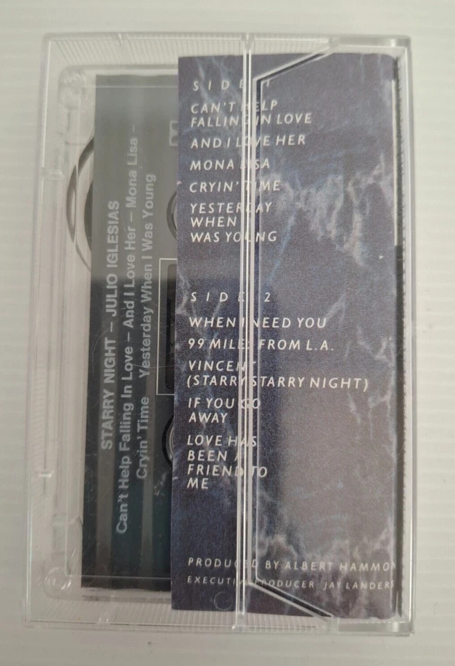 Julio Iglesias Starry Knights Cassette. - Image 2 of 3