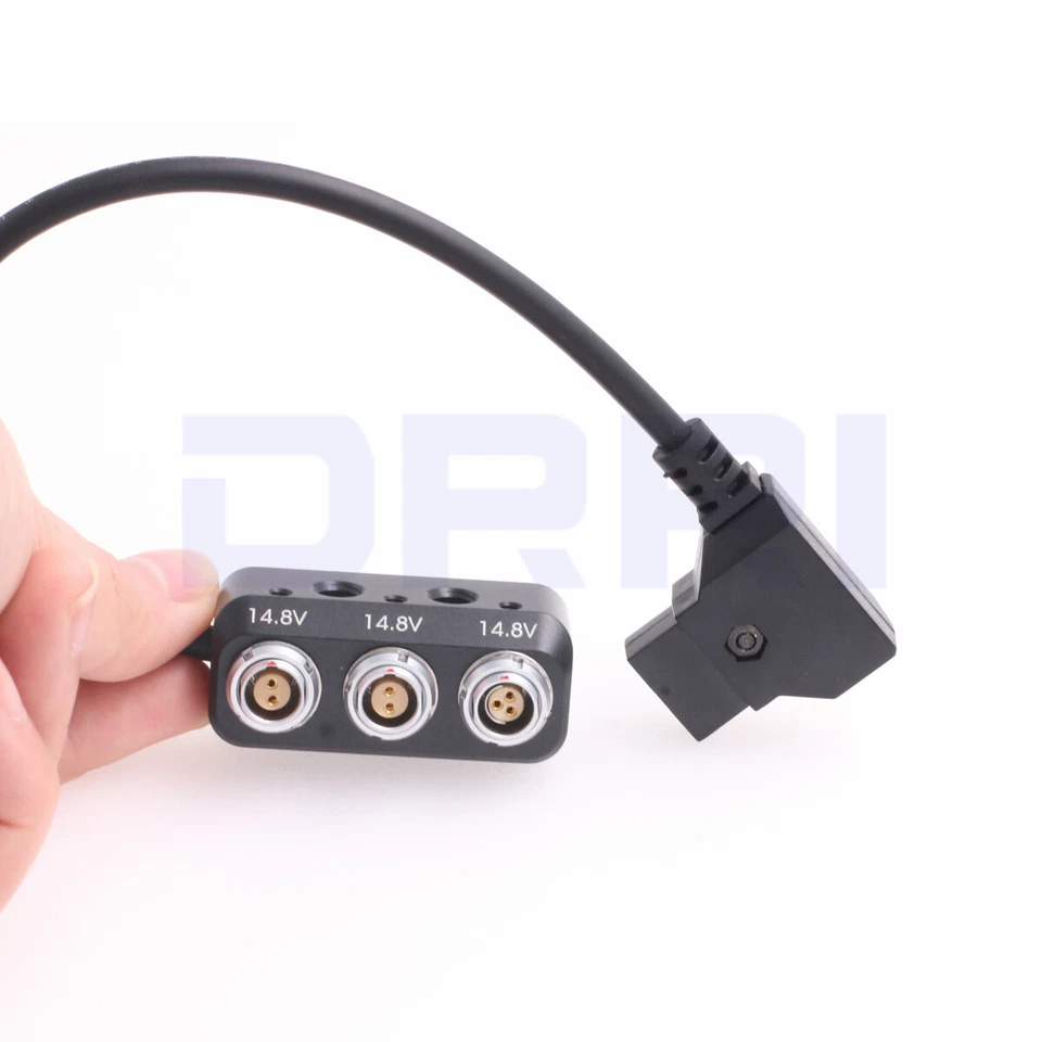 2x 0B 2pin & 1x 3pin RS female Splitter Box for Camera Power Supply Distributor - Image 2 of 3