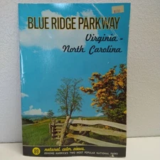 Blue Ridge Parkway virginia North carolina travel colr views 1970 Vtg SC mcm