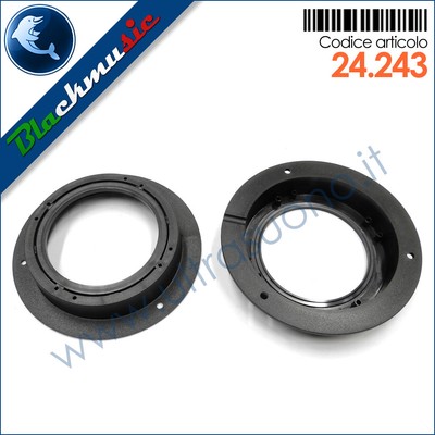 SUPPORTI ANELLI ALTOPARLANTI CASSE MERCEDES CLASSE A W169 B W245 ANTERIORI 165mm