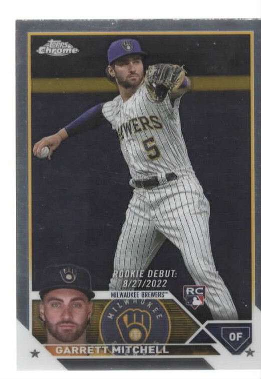 2023 Topps Chrome Update #USC56 Garrett Mitchell Refractor