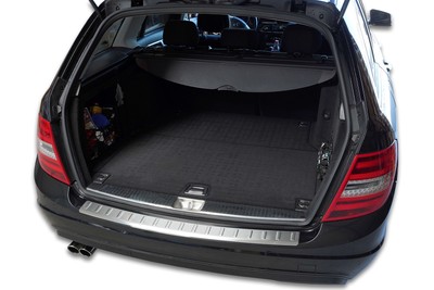 MERCEDES S204 W204 Kombi Edelstahl Ladekantenschutz mit Abkantung 
