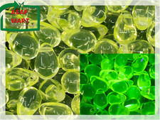 Czech 50-Piece Glass Beads, 6X9Mm, Teardrop Transparent Yellow Uranium Glass