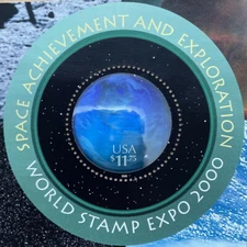 USA #3412 SPACE ACHIEVEMENT AND EXPLORATION, Hologram Stamp, 07/07/2000