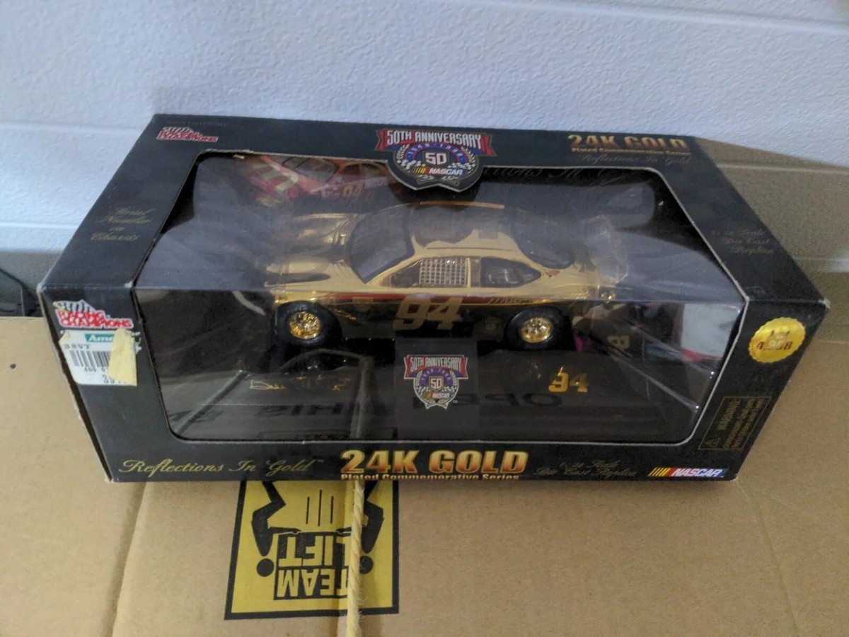 Racing Champions Bill Elliott #94 24K Gold McDonald's 50th