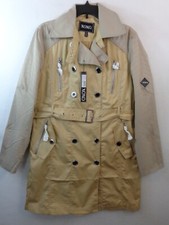 Xoxo Trench Coat Women's Xl Beige Double Breast New With Tags Orig $165.00