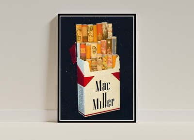 Mac Miller Box Of Squares Canvas Poster Wall Art Home Decor