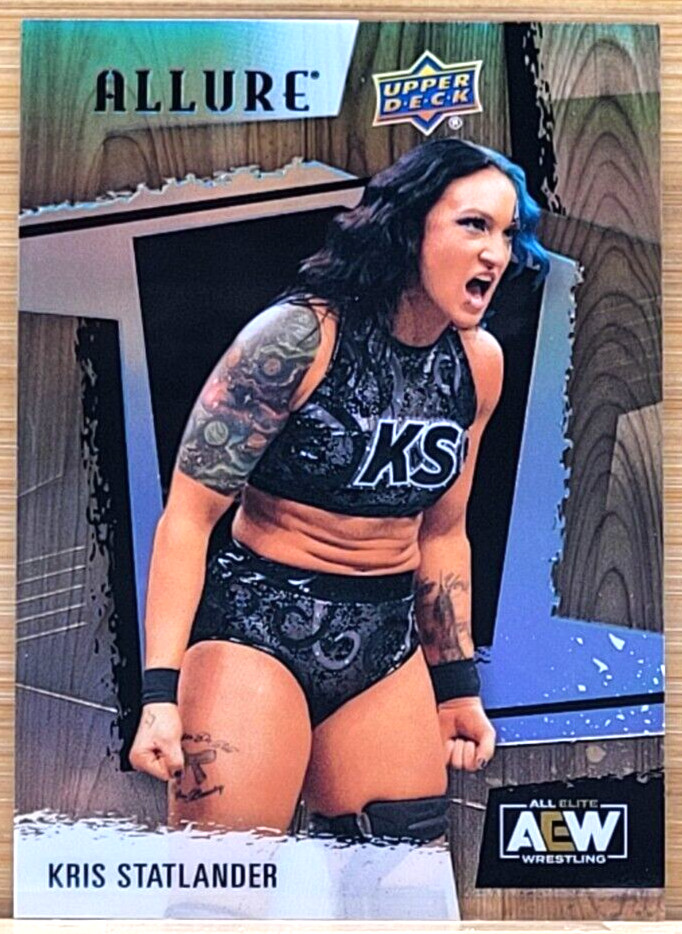 2022 UPPER DECK AEW ALLURE KRIS STATLANDER TABLE REFRACTOR