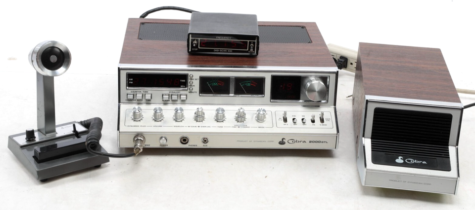 Cobra 2000GTL CB Base Station CA72 Mic-base speaker & Digi Scan 400 ...