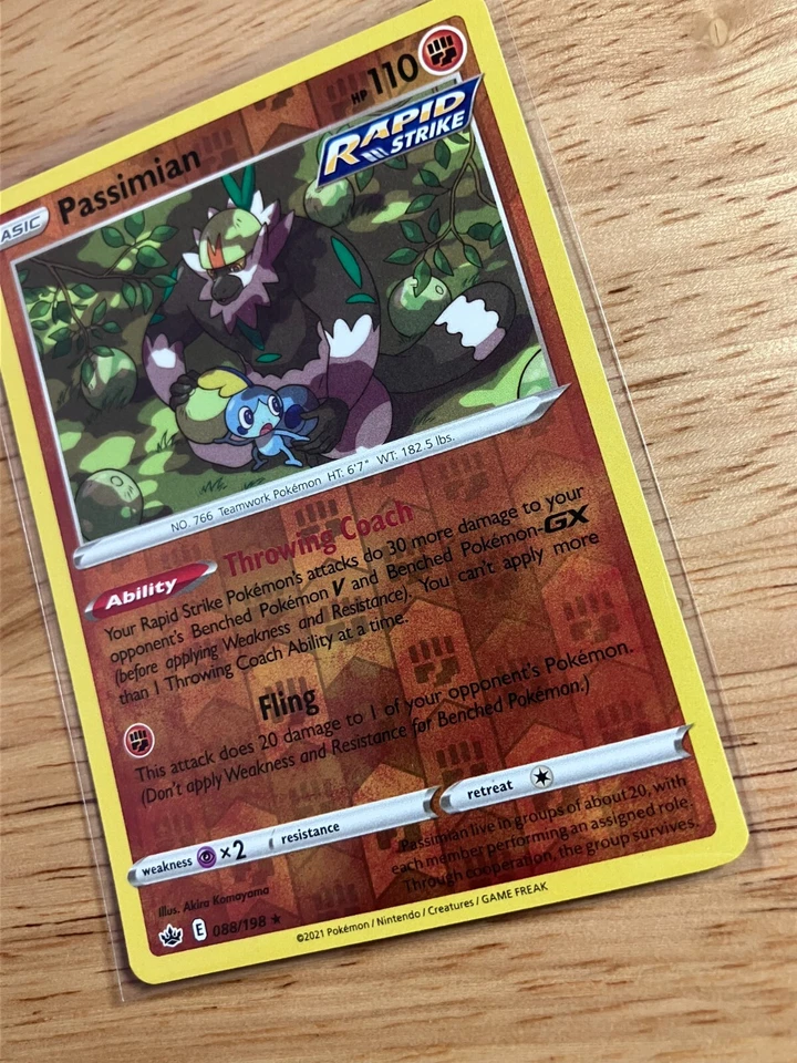 Passimian 088/198 - Swsh06: Sword & Shield - Chilling Reign Reverse Holo - Image 2 of 3