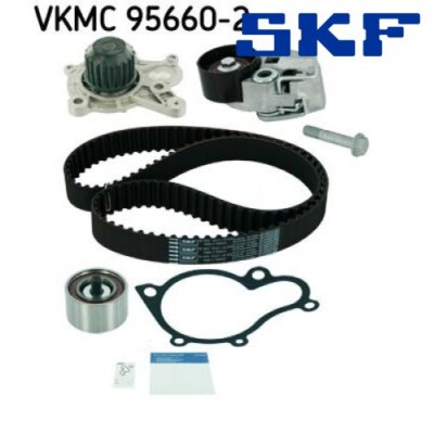 Water Pump + Timing Belt Kit SKF VKMC95660-2 for Hyundai