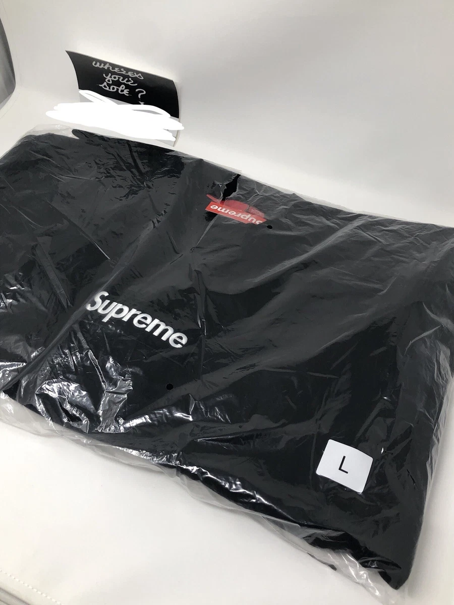 Supreme Box Logo Crewneck Sweatshirt Black Large L New DS FW18 | eBay