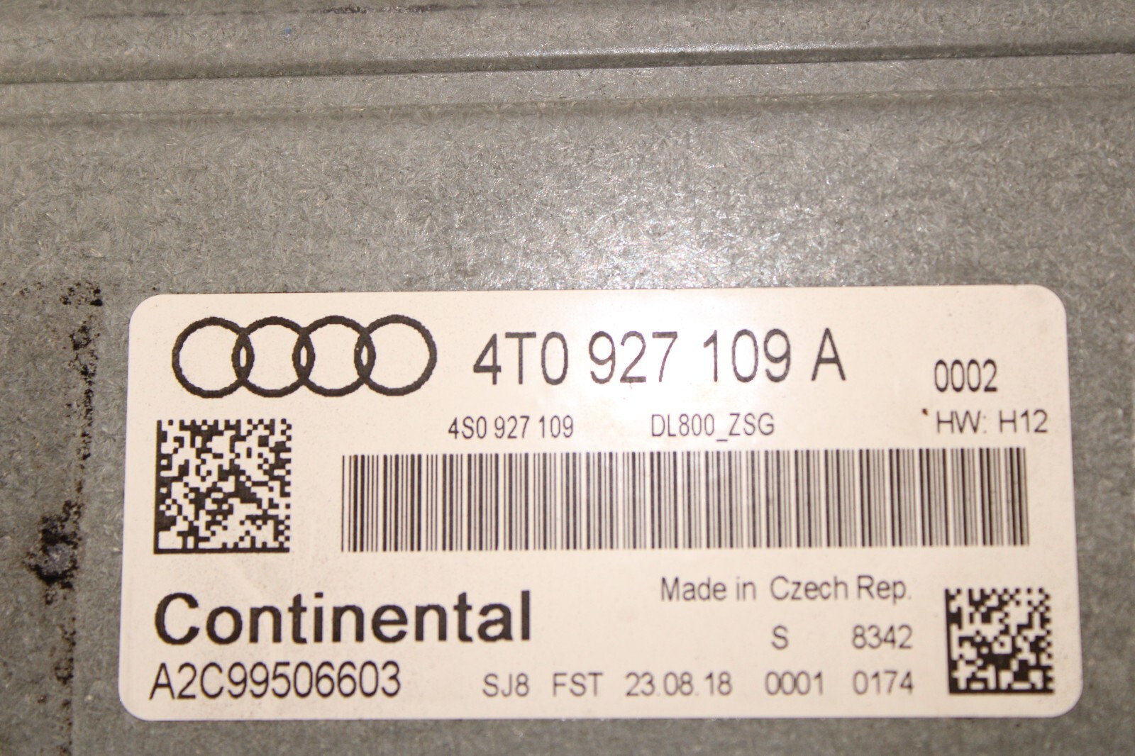 Lamborghini Huracan, LP580, ADR Control Module, Used, P/N 4T0927109A