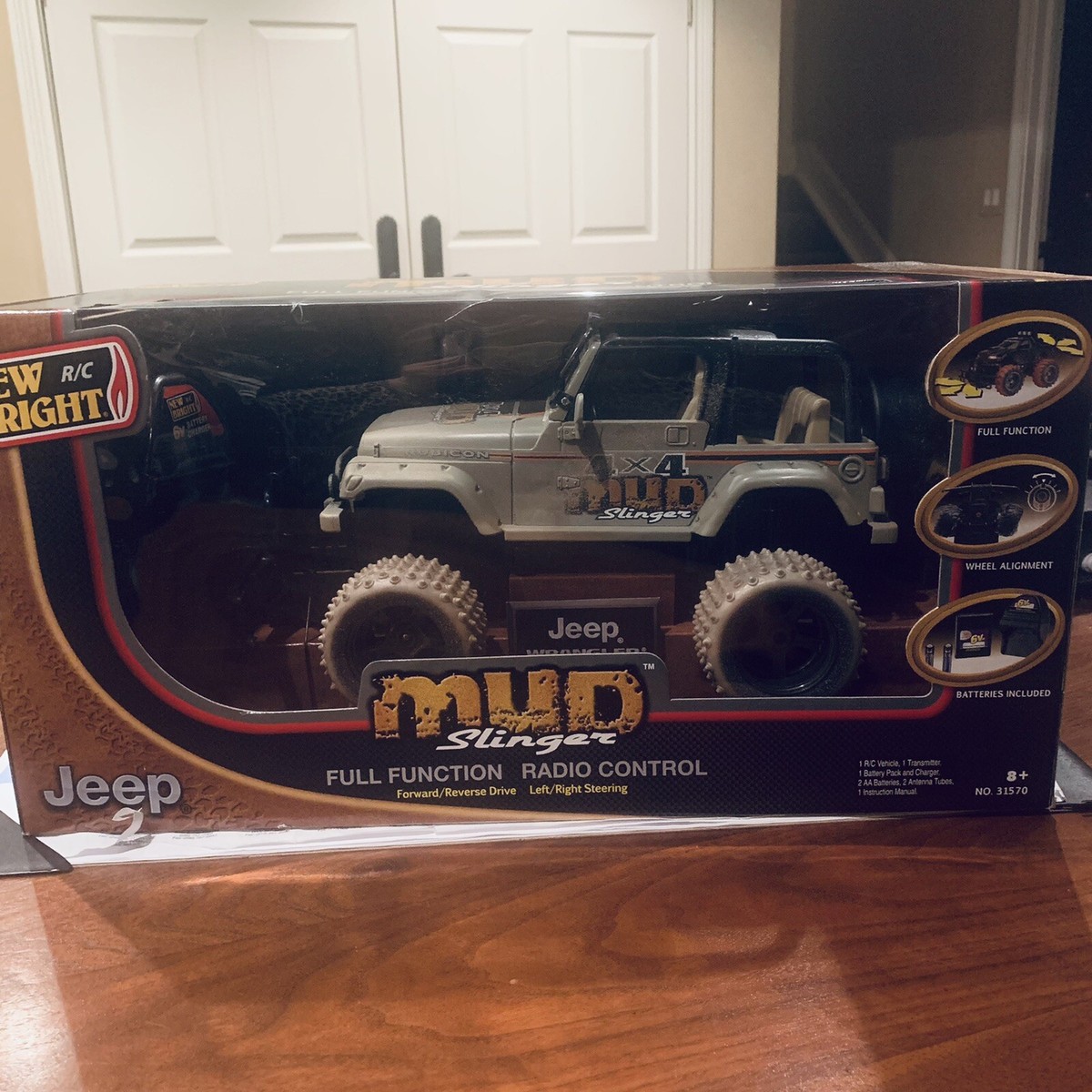 New R/C Bright Mud Slinger Jeep Wrangler Rubicon new in box | eBay